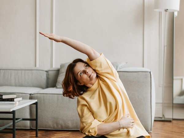 Person exercising