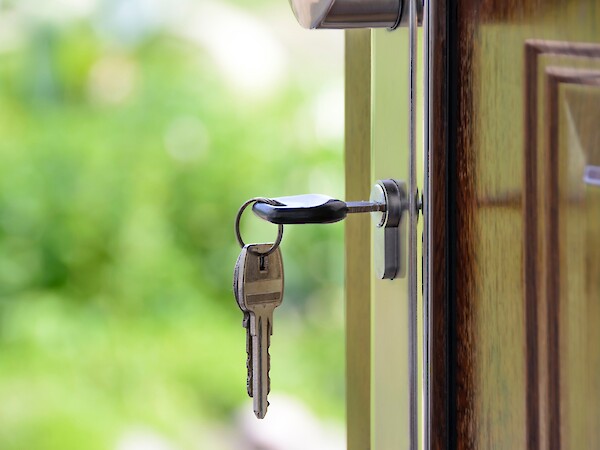 Key in door