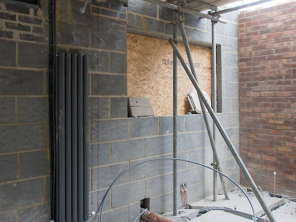 House under renovation