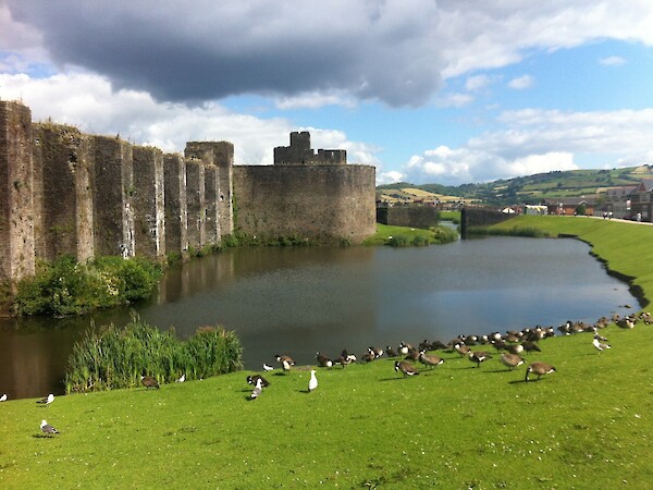 Caerphilly Castle - By National Assembly for Wales from Wales