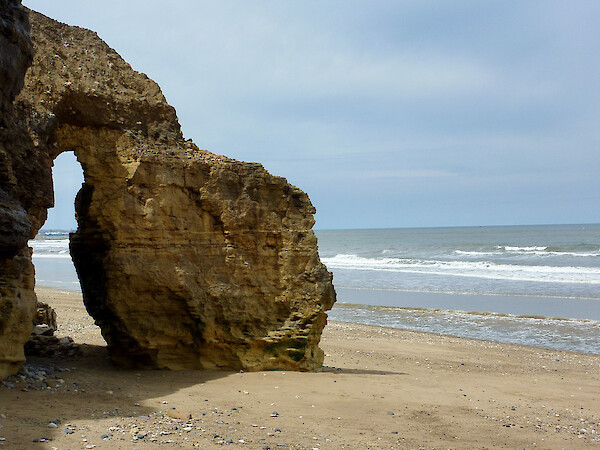 By Richard Cooke - Rock Formation on Seaham Beach