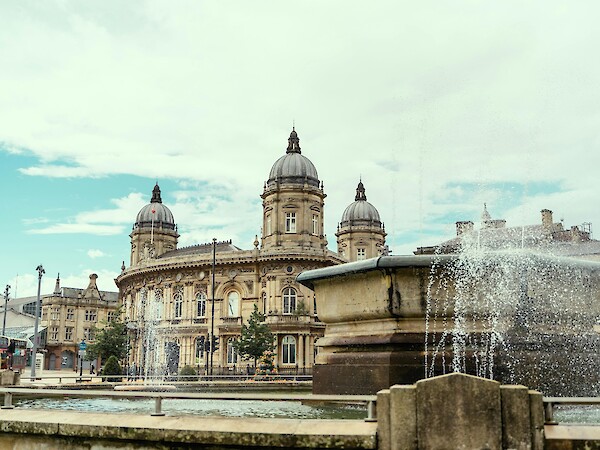 Fountain near Ancient Historical Building